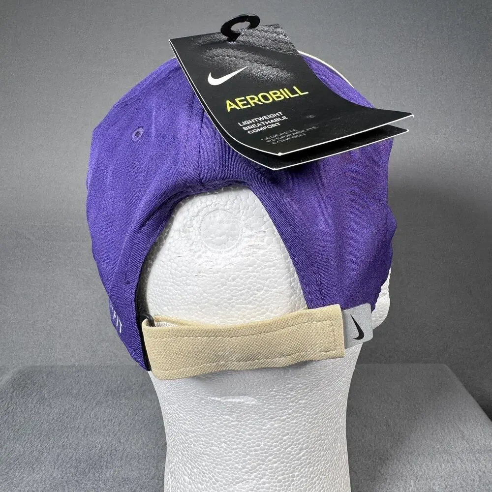 Washington Huskies Hat Cap‎ Strap Back Mens One Size NCAA Nike Dri-FIT AeroBill